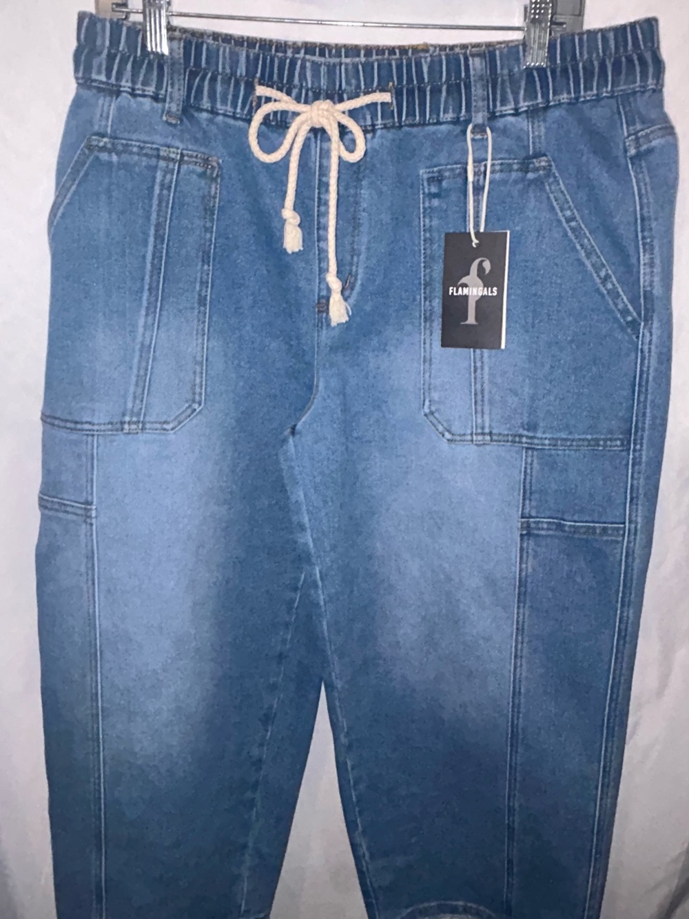 Flamingals Womenโs wide leg jeans